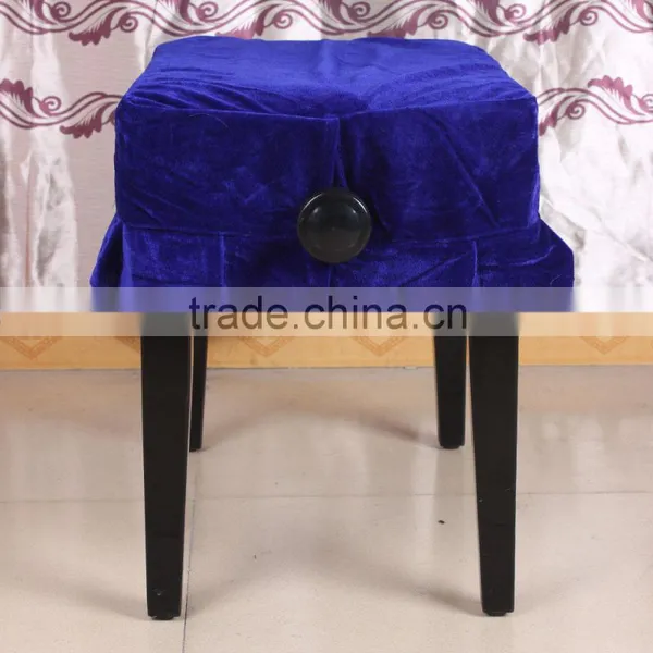 Piano Stool Chair Cover Pleuche Decorated With Macrame 55 * 35cm for Piano Single Chair Universal Beautiful photo-4