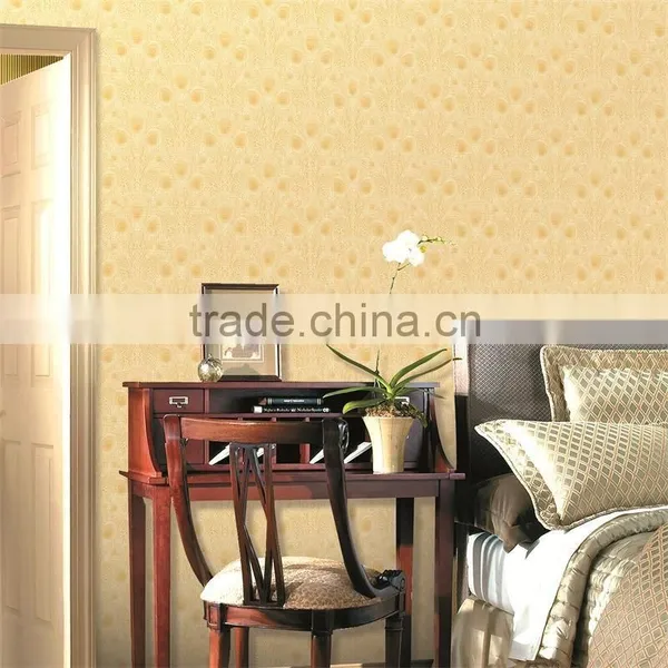 2015 Animal Hair Texture Wallpaper Peacock Feather Wall Paper Waterproof photo-5