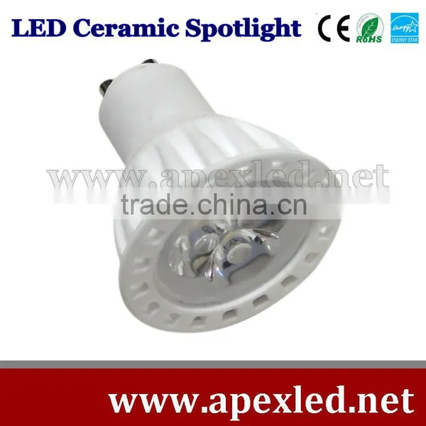 Gu10 Ceramic Bulb 3w Led Ceramic Spot Lamp GU10 MR16