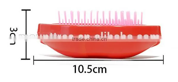 New Style Professional Lip Shape Customized Head Massage Styling Care Easy Carry Hair Comb With Mirrow photo-6