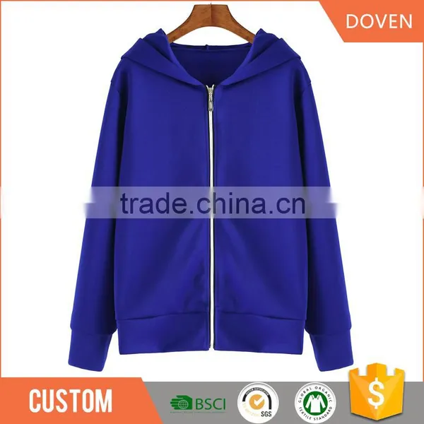 Customized Zipper-up Fleece Hoodies/pullover Hoodie photo-5