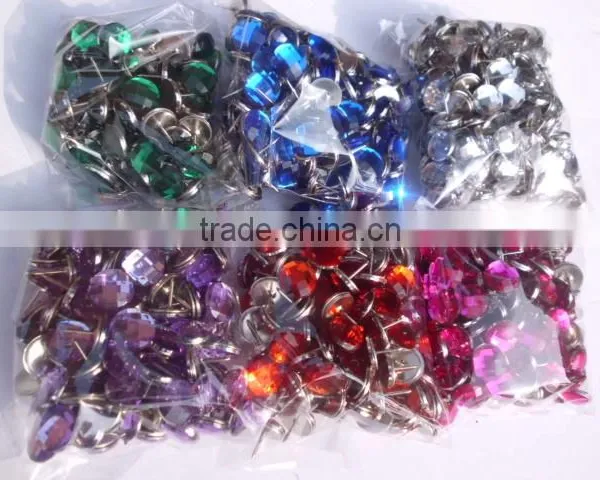 Factory Supply Excellent Quality Rhinestone Crystal Buttons From China photo-5