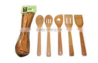 Bamboo Scoop With Silicone Bamboo Kitchenware Favor Scoops