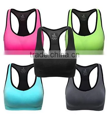 Women Racerback Sports Bras High Impact Workout Gym Activewear Bra photo-5
