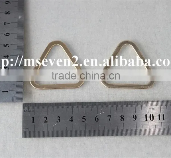 High Quality 100% Zinc Alloy Triangle Textile Garment Metal Buckles for Wholesale photo-6