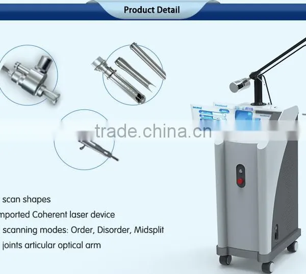 Most Advanced High Quality Beauty Equipment 10600 nm Laser Co2 Surgical Laser With USA Tube photo-2