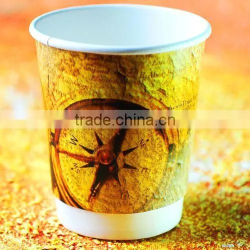 Beverage Ice Cup, 8~16oz Double Wall Coffee Paper Cup, Double Wall Coffee Paper Cups photo-3