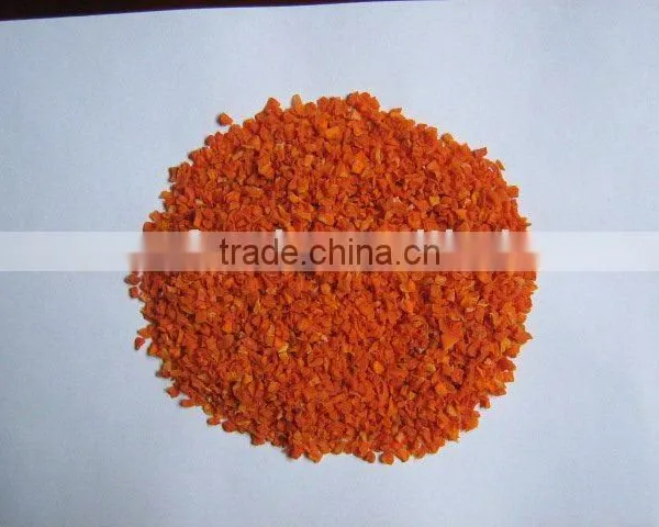Dehydrated carrots granules