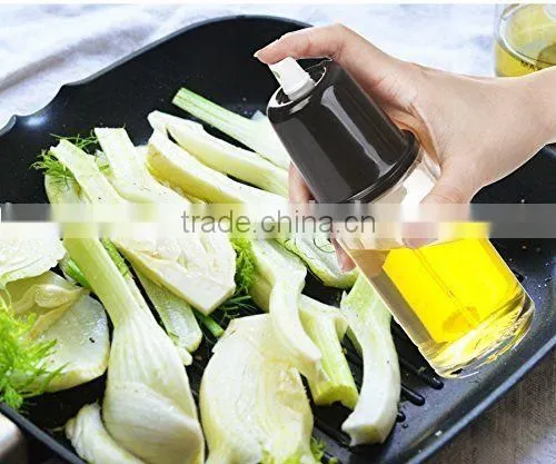 Glass Bottle Olive Oil Dispenser And Vinegar Dispenser With Press and Measure photo-4