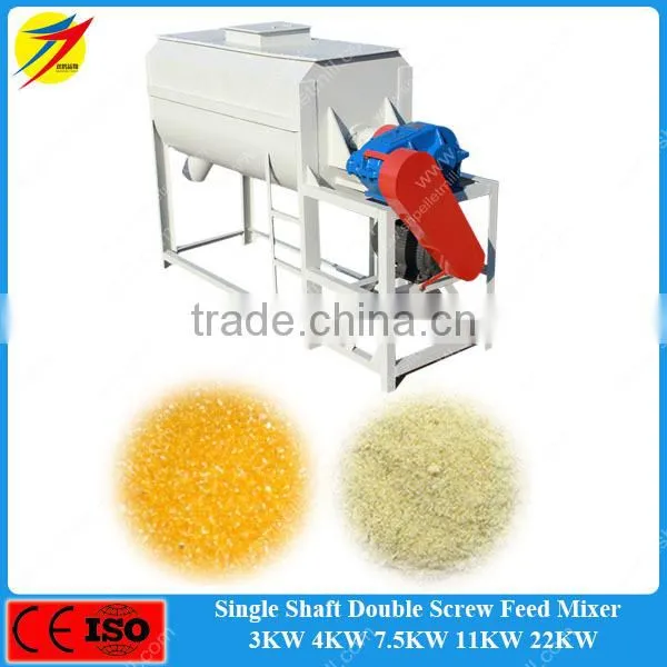 Homemade livestock feed mill mixer with bottom price