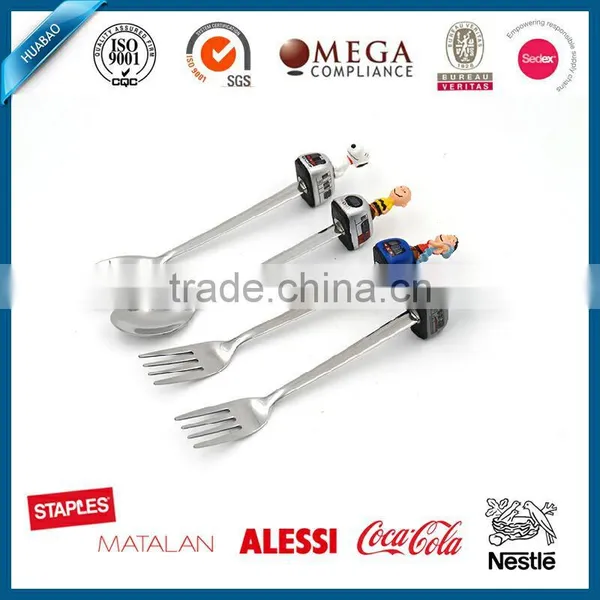 Top Quality Stainless Steel Tea Spoon With Custom Design Resin Tip for Promotion photo-2