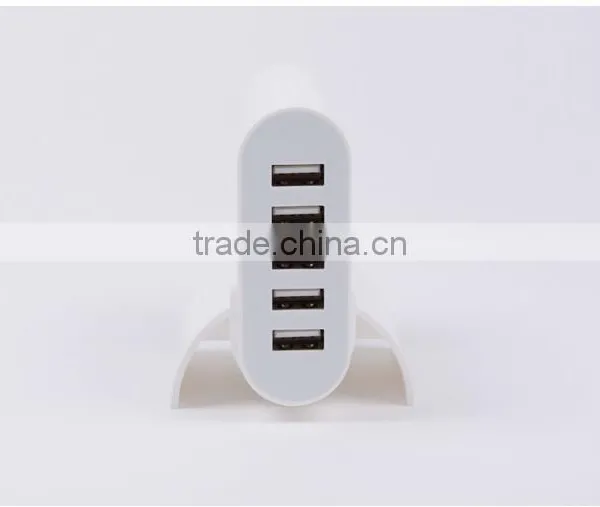 Fast Charging 5 Ports Usb Mobile Phone Travel Charger photo-3