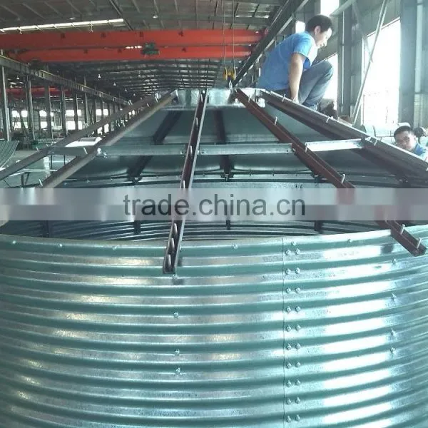 500t Grain Silo Flat Bottom photo-2