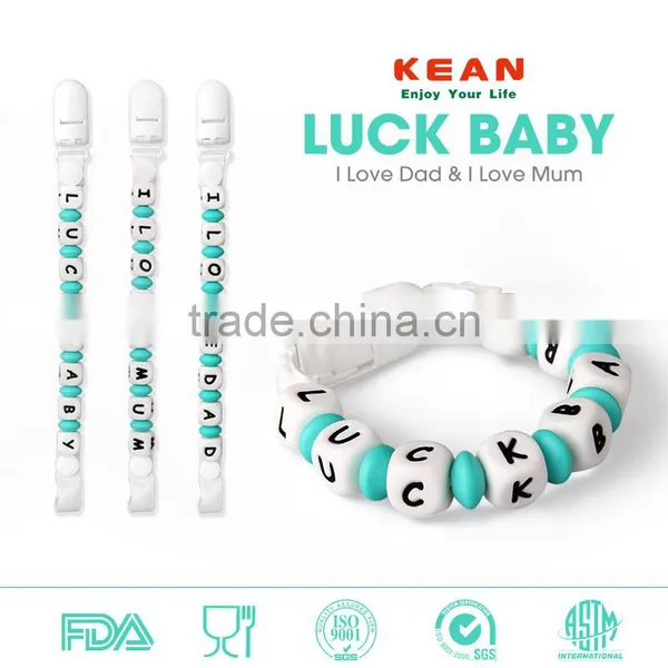Kean Soft Silicone Pacifier Chain for Baby Teething photo-3