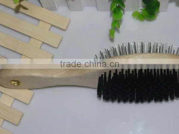 Bulk Wooden Handle Pet Dog Hair Comb photo-3