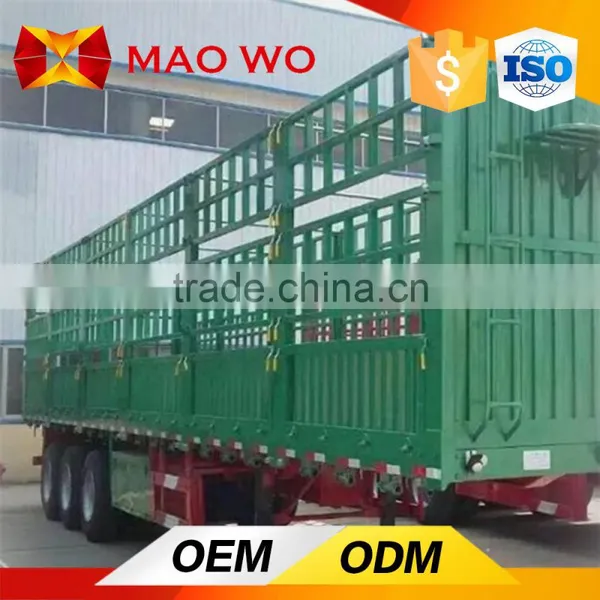 Manufacturer OEM 18 to 80 Ton Bulk Cargo Truck Steel Cage Trailer photo-2