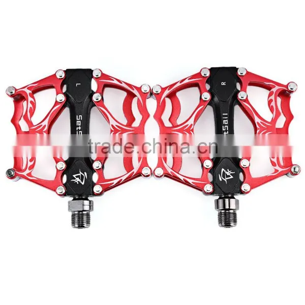 2 Pcs SETSAIL 013 Mountain Bike Bicycle Pedals Ultra-light Bearing Pedals Suitable for Fixed Gear 3 Colors Bicycle Accessories photo-2