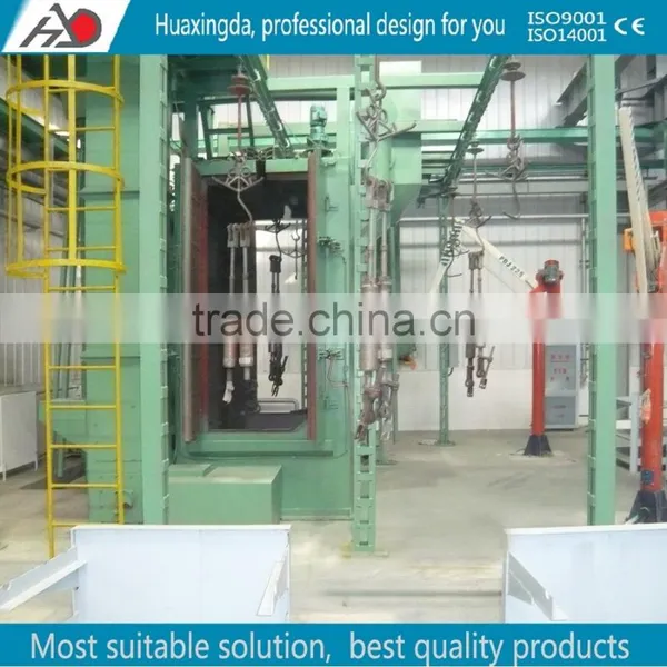 Q4810 Series Overhead Conveyor Chain Shot Blasting Machine and High Quality Wear Parts by China Supplier Sale photo-2