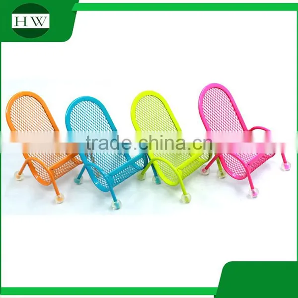 Creative Colorful Chair Shape Desktop Mobile Phone Stand Holder photo-2