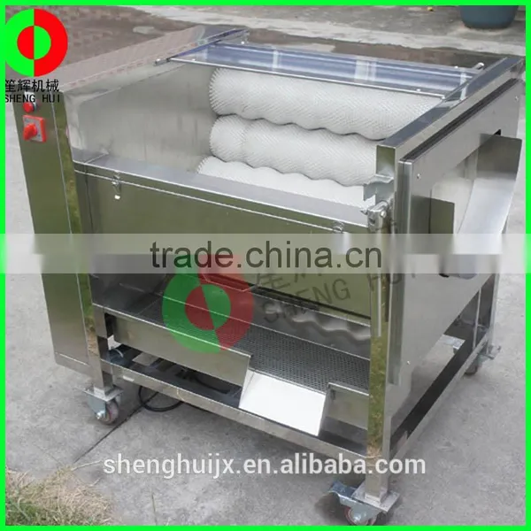 Large Brush Peeling Machine Multifunction Vegetable Washer Automatic Root Vegetable Peeling Machine photo-2