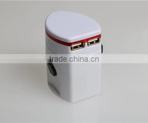New Corporate Gift for VIP Customer Unviersal Travel USB Adapter With 2100MA for Travel Gift Business Gift Promotion Gift photo-3