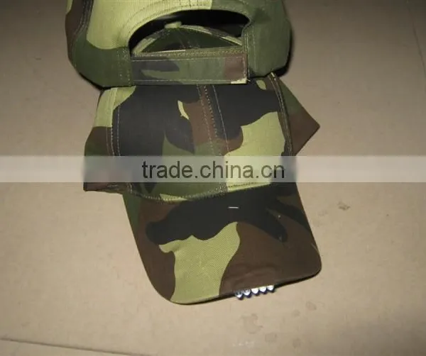 Custom Camo Baseball Cap/led Light Camouflage Cap photo-2