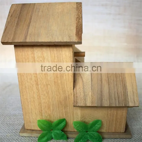 Wooden Houses Wood Villa Model Shape Sorter Toy Crazy Toys for Kids photo-4