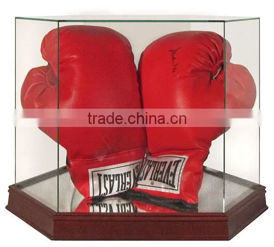 Hot Selling Clear Acrylic Lucite Boxing Glove Display Case, Perspex Boxing Glove Show Box With Lid photo-2