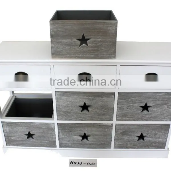 Furnitures of House Shabby Chic Furniture Antique Appearance Wooden Cabinet photo-2