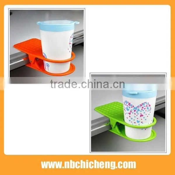 Table Coffee Cup Holder Plastic Clip Cup Holder photo-2