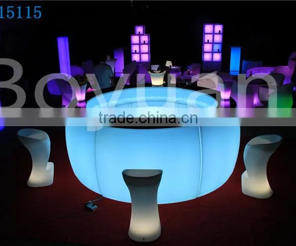 Elegant Led Light Bar Furniture, Cheap Led Light Table, Cheap Portable Bars Counter photo-2