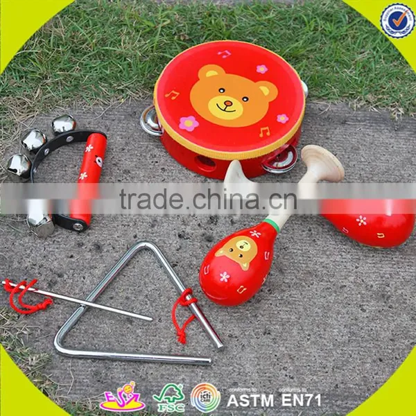 Wholesale Professional Preschool Wooden Musical Instrument Toy,wooden Percussion Set Toy for Children W07A089 photo-4