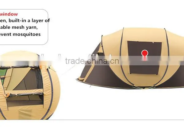 2016 New 3-4 People Automatic Leisure Tents Lightweight Speed up Outdoor Camping Tent photo-6