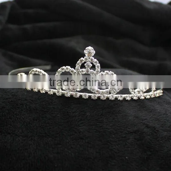 Fashion Cheap Wedding Tiaras Siver Rhinestone Bridal Headband Halo H172-038 photo-2