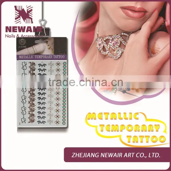 Fashion Jewelry 2016 Sex Products Flash Temporary Tattoo