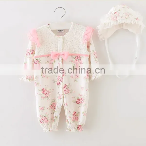 High Quality Customized Baby Clothing Sets Cotton Princess Girls Clothing photo-5