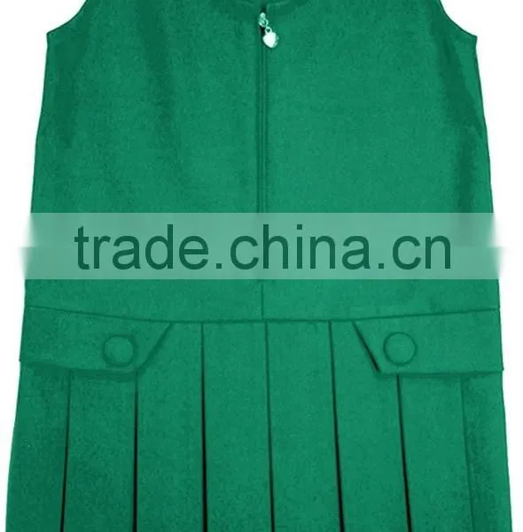 Girls School Uniform Pinafore, Pinafore School Uniform, Cotton Pinafore Dress photo-3