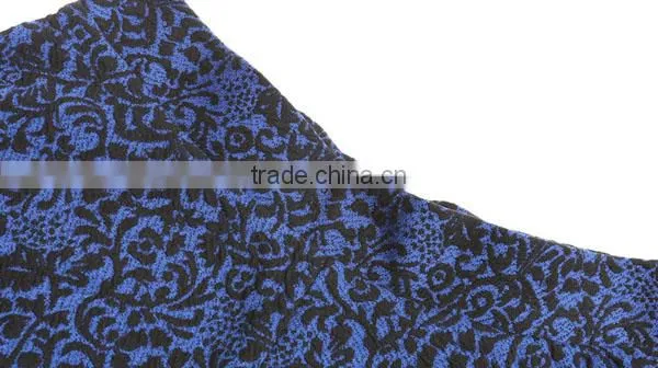 Hot Sale Mini Blue Sexy Jacquard Skirt Casual Short Skirt for Ladies photo-5