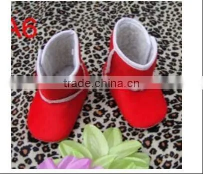 China Product and Low Price Wholesalesoft Sole Baby Shoes for 3mothes -15mothes Baby Kids on for Winter Warmer photo-4