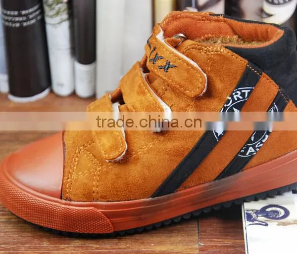 GZYNew Design Good Quality Warmly Colorful Kids Leather Shoes photo-6