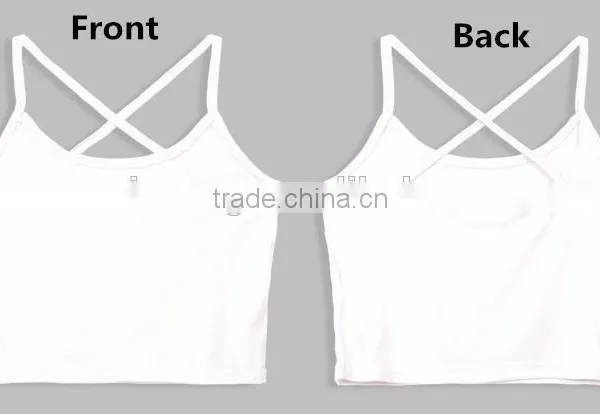 Sexy Promotional Back X-croseed Ladies Vest photo-3