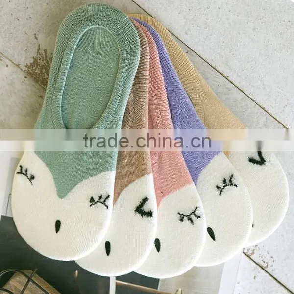 Zm33773a Korean Cartoon Design Women Socks Ladies Fancy Sport Socks photo-3