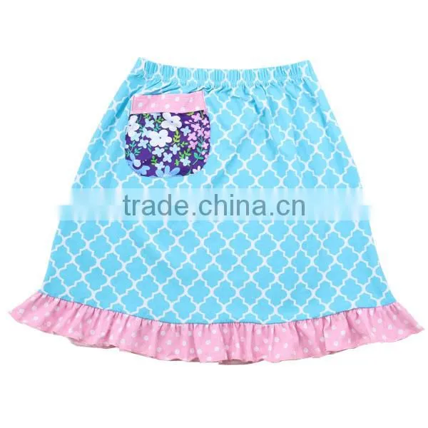 Chinese Quatrefoil Print Girl Skirt Long Skirt With Kurti Gangbang Girl Skirt