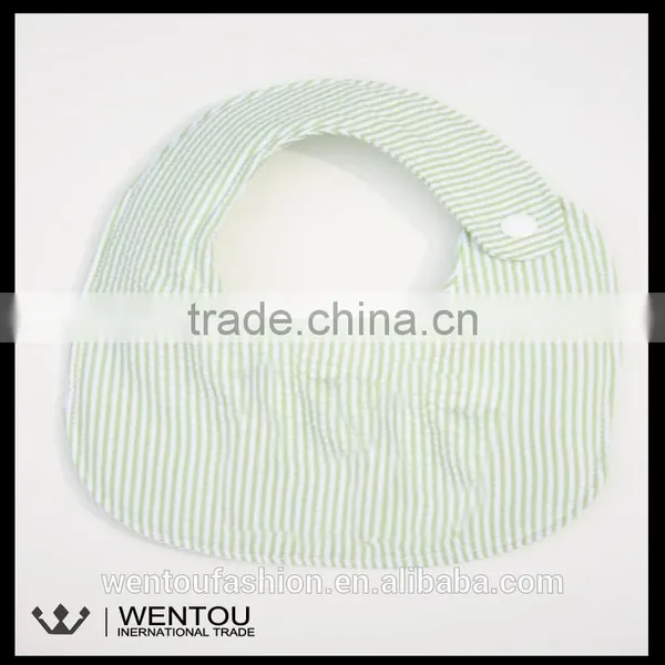 Wholesale Personalized Plain Seersucker Silicone Bib photo-2