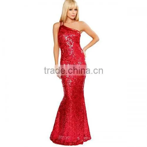 Woman Sexy Off Shoulder Long Dress Skinny Style photo-3
