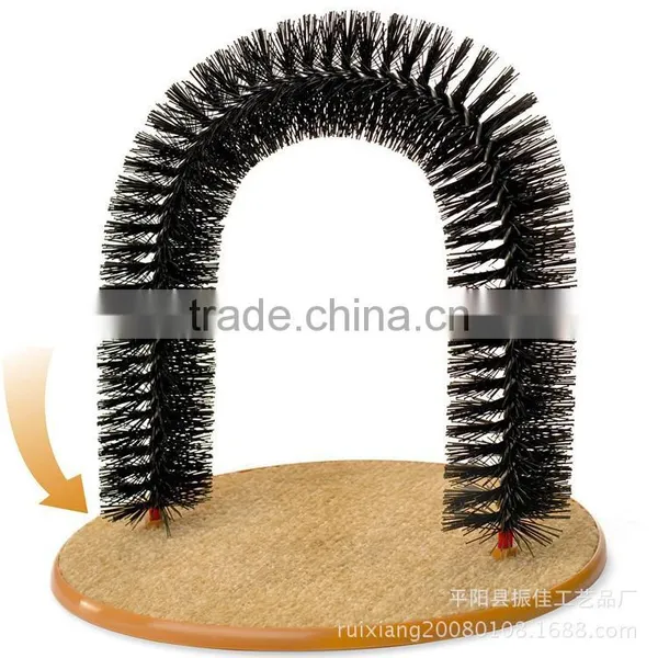 Cat Scratch Itch Toys Rubbing Exercise Toys Bow Hair Brush photo-4
