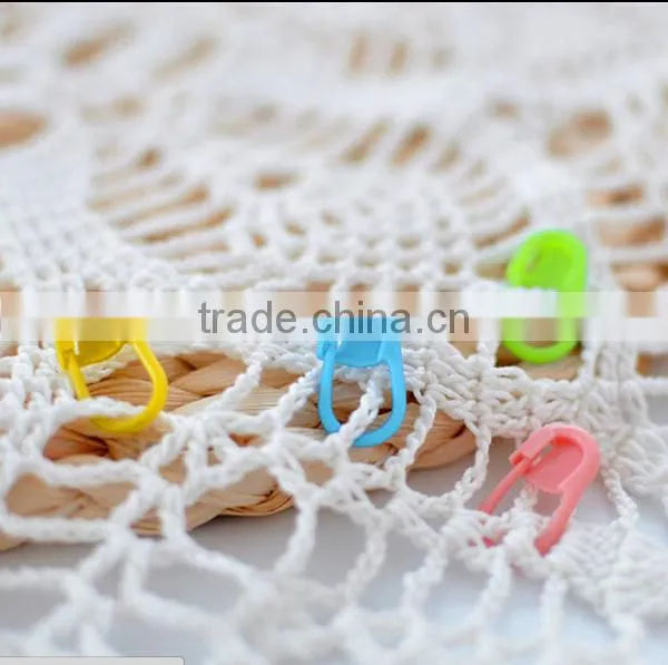 80PCS Mixed Color Corchet Sewing Knitting Ring/Stitch Closed Maker photo-6