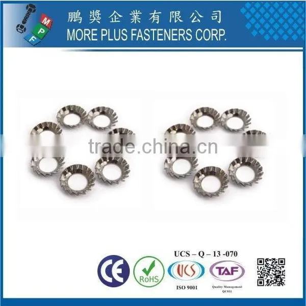 Taiwan Stainless Steel 18-8 Copper Brass Aluminum Tooth Lock Washer Type Of Lock Washers Star Lock Washer photo-4