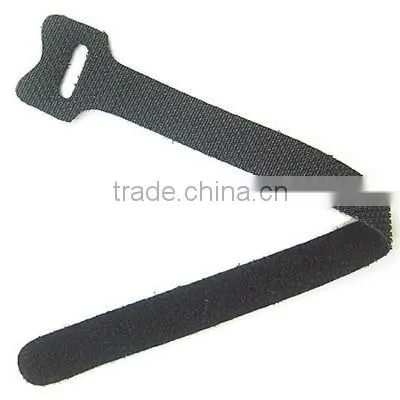 REUSEABLE LOGO PRINTE Hook and Loop NYLON CABLE TIES WITH ROSH AND SGS