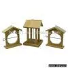 Sell Nature Wood Birdfeeder Set